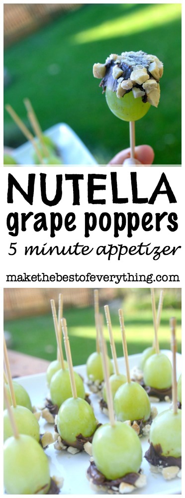 Nutellagrapeappetizer
